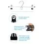 JS HANGER Metal Pant Hangers Multi Stackable Add on Hangers Heavy Duty Space Saving Skirt Hangers with 2-Adjustable Clips, 12-Pack JS HANGER Metal Pant Hangers Multi Stackable Add on Hangers Heavy Duty Space Saving Skirt Hangers with 2-Adjustable Clips, 12-Pack
