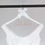 Ella Celebration Bride to Be Wedding Dress Hanger Wooden and Wire Hangers for Brides Gowns, Dresses (White with Rose Gold Wire) Ella Celebration Bride to Be Wedding Dress Hanger Wooden and Wire Hangers for Brides Gowns, Dresses (White with Rose Gold Wire)