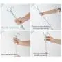 116cm Length Retractable Rods Adjustable Clothing Fork with Hanger Iron Pipe Clothesline Pole Pick Clothes Hanger 2pcs Random Color 116cm Length Retractable Rods Adjustable Clothing Fork with Hanger Iron Pipe Clothesline Pole Pick Clothes Hanger 2pcs Random Color