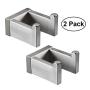 Durafe 2 Pack Towel Coat Hook SUS304 Square Hook Towel Hanger for Bathroom Wall Mounted Brushed Nickel Durafe 2 Pack Towel Coat Hook SUS304 Square Hook Towel Hanger for Bathroom Wall Mounted Brushed Nickel