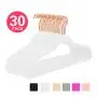 MIZGI Premium Velvet Hangers (Pack of 30) Heavyduty - Non Slip - Velvet Suit Hangers White - Copper/Rose Gold Hooks,Space Saving Clothes Hangers (White) MIZGI Premium Velvet Hangers (Pack of 30) Heavyduty - Non Slip - Velvet Suit Hangers White - Copper/Rose Gold Hooks,Space Saving Clothes Hangers (White)