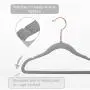MIZGI Premium Kids Velvet Hangers (Pack of 50) with Copper/Rose Gold Hooks,Space Saving Ultra Thin,Non Slip Hangers use for Childrens Skirt Dress Pants,Clothes Hangers by (Gray) MIZGI Premium Kids Velvet Hangers (Pack of 50) with Copper/Rose Gold Hooks,Space Saving Ultra Thin,Non Slip Hangers use for Childrens Skirt Dress Pants,Clothes Hangers by (Gray)