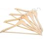 5 Pcs Wooden Adult Clothes Hangers for Jeans Pants Coat Hanger Home Storage Holder Dress Long Racks