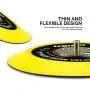 NEIKO 30266A 5'' Backing Pad | Hook and Loop Velcro Polishing Pad | PU Flexible Edge | 5/16” 24 Thread DA Sanding Plate