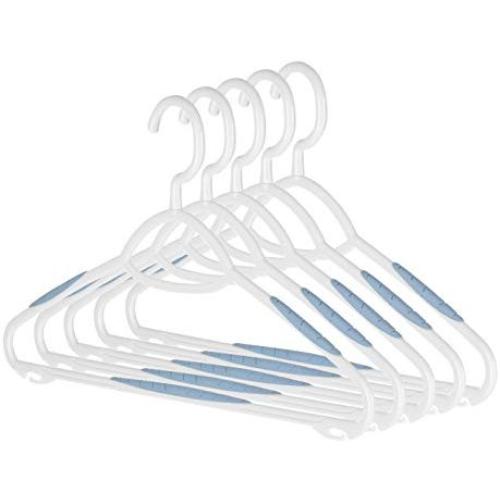 Whitmor Sure-Grip Plastic Hangers (Set of 5)