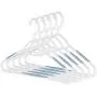 Whitmor Sure-Grip Plastic Hangers (Set of 5) Whitmor Sure-Grip Plastic Hangers (Set of 5)