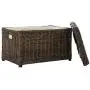 happimess Elijah 30" Wicker Storage Trunk, Brown happimess Elijah 30" Wicker Storage Trunk, Brown