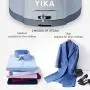 YIKA Steamer for Clothes, 300ml Hand-Held Clothes Steamer with Ceramic Iron Panel, 1200W Anti-Spitting Garment Steamer, 25 mins Continuous Steam and 30s Heat Up Portable Travel Fabric Clothing Steamer YIKA Steamer for Clothes, 300ml Hand-Held Clothes Steamer with Ceramic Iron Panel, 1200W Anti-Spitting Garment Steamer, 25 mins Continuous Steam and 30s Heat Up Portable Travel Fabric Clothing Steamer
