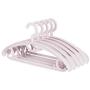 BEIQIHHY Hanger Drying Rack Clothes Hanging Coat Support Clothes Rod Plastic widening Non-Slip Seamless Shelf 20 Packs, European Powder + European Blue