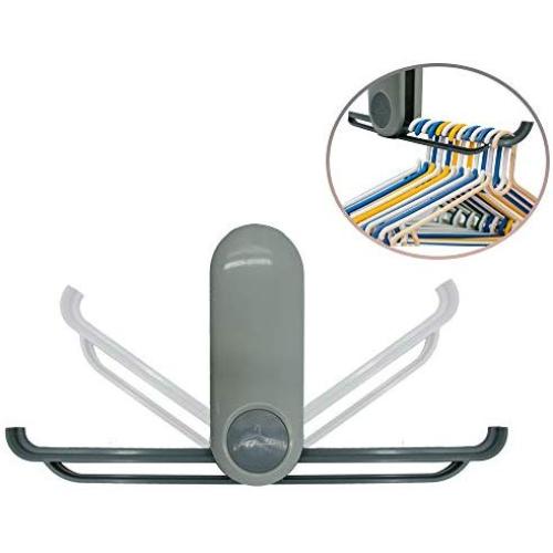 Alovexiong Wall Mount Adhesive Clothes Hanger Storage Rack Organizer Hanger Stacker Hanger Store Clothes Hangers Holder Storage Clothes Hangers Storage Stacker Rack Holder Adhesive No Drilling