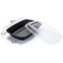 Glotoch Meal Prep Containers 32ounce Containers Single 1 Compartment with Lids Food Storage Containers Bento Boxes Microwave,Freezer,Dishwasher Safe Lunch Containers (50)