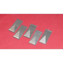 Set of Five (5) Short Length 2.5 Inch Long Amish Handmade Galvanized Siding House Hook Decor Hanger. Designed to Be Placed on a Home That Has Siding Without Damaging the Exterior. The Hook Will Hold About 15 Pounds. It Can Be Used to Display Your Barn Sta