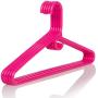 Neaties American Made Pink Super Heavy Duty Plastic Hangers, Plastic Clothes Hangers Ideal for Everyday Use, Clothing Standard Hangers, 24pk