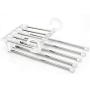 KYCPTNFJ Multi-Functional Pants Rack Shelves Portable 5 in1 Stainless Steel Wardrobe Clothes Hanger Storage Drying Hanger