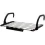 AUSUKY Home Clothes Shoes Drying Rack Laundry Stand Folding Hanger Dryer Storage Portable Stainless Steel Drying Rack
