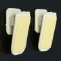 2Set(4Pcs) Sticky Hook Set TV Air Conditioner Remote Control Key Practical Wall Storage Plastic Hooks Holder Strong Hanger