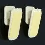 2Set(4Pcs) Sticky Hook Set TV Air Conditioner Remote Control Key Practical Wall Storage Plastic Hooks Holder Strong Hanger