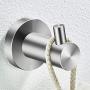 Marmolux Acc Towel Hook Brushed Nickel Bathroom Single Coat Robe Hooks Bath Kitchen Small Hand Towel Holder Hat Door Hanger Rack Wall Mount Bathroom Hardware Set Stainless Steel Satin Finished