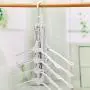 WINOMO Rotary Folding Clothes Hanger Foldable Hangers Hook Anti-Skid Drying Racks