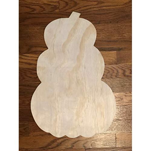 Unfinished Wood Door Hanger, Stacked Pumpkins Door Hanger, Pumpkin Door Hanger, Fall Door Hanger