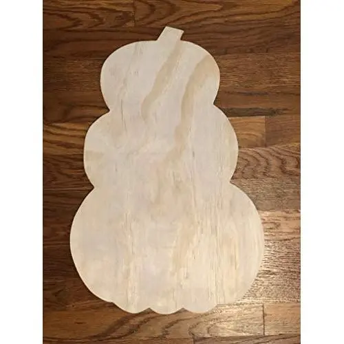 Unfinished Wood Door Hanger, Stacked Pumpkins Door Hanger, Pumpkin Door Hanger, Fall Door Hanger