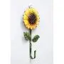 E-view Metal Sunflower Key Holder Creative Vintage Wall Mounted Key Hook - Retro Cast Hanger for Coat Hat Clothes Towel (Sunflower)
