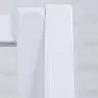Qfgis White Solid Wood Coat Racks Bedroom Landing Hanger Mobile Clothes Shelves European Style Furniture (Size : 80cm)