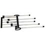difftyle Multifunction Stainless Steel Magic Trousers Hanger Clothes Drying Racks Pants Closet Cabide (Black)