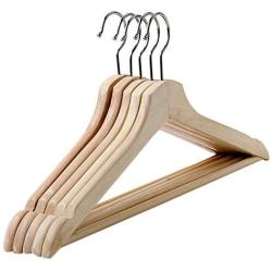 Joykith Vintage Log Hanger Set 5pcs Wooden Wood Hangers, Solid Wood Clothes Coat/Suit Dress/Pant/Skirt, The Solid Wood Material Creates a Sturdy Base, Perfect for Heavier Suits,Coat