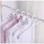 10pcs Creativity Magic Clothes Hanger Stand Broad Shoulders Plastic Fold Organizer 10pcs Creativity Magic Clothes Hanger Stand Broad Shoulders Plastic Fold Organizer