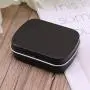 eletyuty Storage Boxes 1 Piece Portable Metal Tinplate Flip Storage Boxes Case Organizer Containers for Jewelry Money Coin Candy Keys Small Items