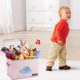 Toy Chest Kids Toy Cube Storage Boxes Large Decorative Storage Bin with Lid for Boys Girls Room