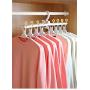 SHUPAI Multi-Function Hanger Storage Artifact Hangers Hanging Clothes Home vibrato no Trace Magic Clothes Dormitory Folding Hook