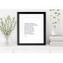 I`ll Meet You There Rumi, Author Signature Literary Quote Print. Fine Art Paper, Laminated, Framed, or Canvas with Hanger. Multiple Sizes for Home, Office, or School