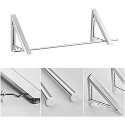 Folding Clothes Hanger Foldable Multifunction Wall Mounted Clothes Rail Drying Rack Color Random