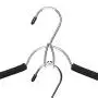 Richard Homewares Hangers Non Slip Velvet - Three Blouse/Coat Hangers with A Handy Hook - Black Felt Hangers - Cedar Blocks for Clothes Storage Pack of Six - Moth Balls