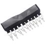 YOYOHOT 1 Pc Hat Organizer Portable Folding Clothes Hanger Scarve Sock Hat Cap Organizer Hanger Travel Accessories with 10 Clip