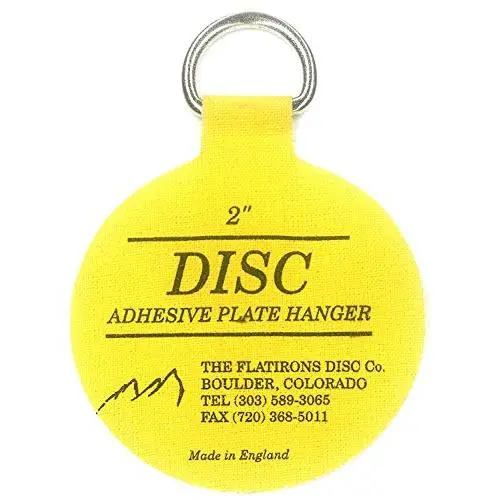 Flatirons Disc Adhesive Plate Hangers, 2 Inch, 4 Pack Flatirons Disc Adhesive Plate Hangers, 2 Inch, 4 Pack