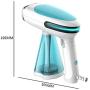 OMLTER Collapsible Hand Held Steam Iron Mini Portable Steam Brush Ironing Machine Steam Fabric Steamer with Dual Heat Easy to Use, Fast Heat Up, Lightweight for Travel