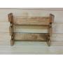 Rolling Pin Rack with Two Slots - Multiple Rolling Pin Rack - Rolling Pin Holder - Rolling Pin Storage - Rolling Pin Display Rack