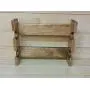Rolling Pin Rack with Two Slots - Multiple Rolling Pin Rack - Rolling Pin Holder - Rolling Pin Storage - Rolling Pin Display Rack