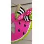 Monogram Watermelon Door Hanger/Wood Summer Door Hanger/Monogram Door Hanger/Watermelon Initial Door Hanger Monogram