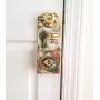 Handmade Wood Crafted Cell Phone Hanger, Gift, Door Hanger