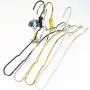 ZZYQ Metal Wire Clothes Hangers, Metal Hangers with Notches,Strong Coat Hanger,10pcs,Black ZZYQ Metal Wire Clothes Hangers, Metal Hangers with Notches,Strong Coat Hanger,10pcs,Black