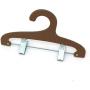 Koobay 12Pack 26CM Quality Eco Paper Cardboard Adjustable Clips Baby Kids Pants Clothes Hangers