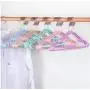 10pcs Stainless Steel Clothes Hanger Closet Drying Hangers Racks Saving Organizer Non-Slip Space Hook Clothes with Random Color 10pcs Stainless Steel Clothes Hanger Closet Drying Hangers Racks Saving Organizer Non-Slip Space Hook Clothes with Random Color
