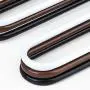 XUROM Hanger Pack of 4 Clothes Pants Hangers 5 Layers Iron Pant Slack Hangers Closet Storage Organizer for Pants Jeans Scarf Hanging Space Saving Hangers for Dresses Trousers