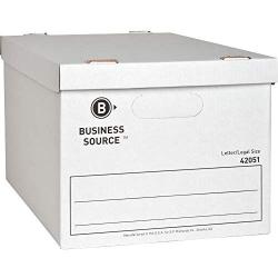 Business Source Economy Storage Boxes with Lid (42051)