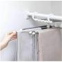 5pcs Portable 5 in 1 Pant Rack Shelves Stainless Steel Clothes Hangers Multi-Functional Wardrobe Magic Hanger