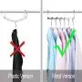 Bloberey Space Saving Hangers Metal Magic Cascading Hanger 10 Inch 6 x 2 Slots Closet Clothing Hanger Organizers(Pack of 4) Bloberey Space Saving Hangers Metal Magic Cascading Hanger 10 Inch 6 x 2 Slots Closet Clothing Hanger Organizers(Pack of 4)